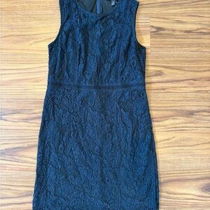 Navy blue banana republic lace Dress Sz 6p